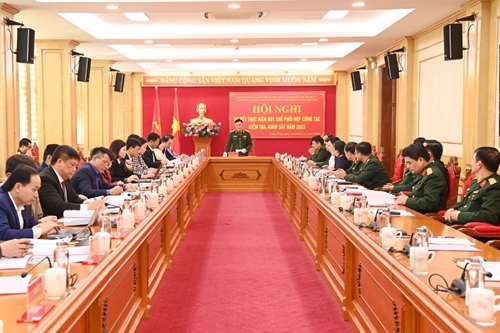 Ủy ban Kiểm tra Đảng ủy Quân sự tỉnh Quảng Ninh sơ kết thực hiện Quy chế phối hợp công tác kiểm tra, giám sát năm 2023